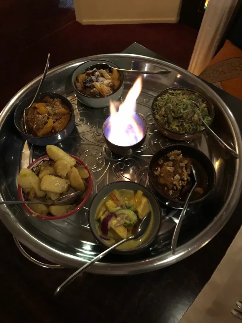Schaal met mezze om te delen